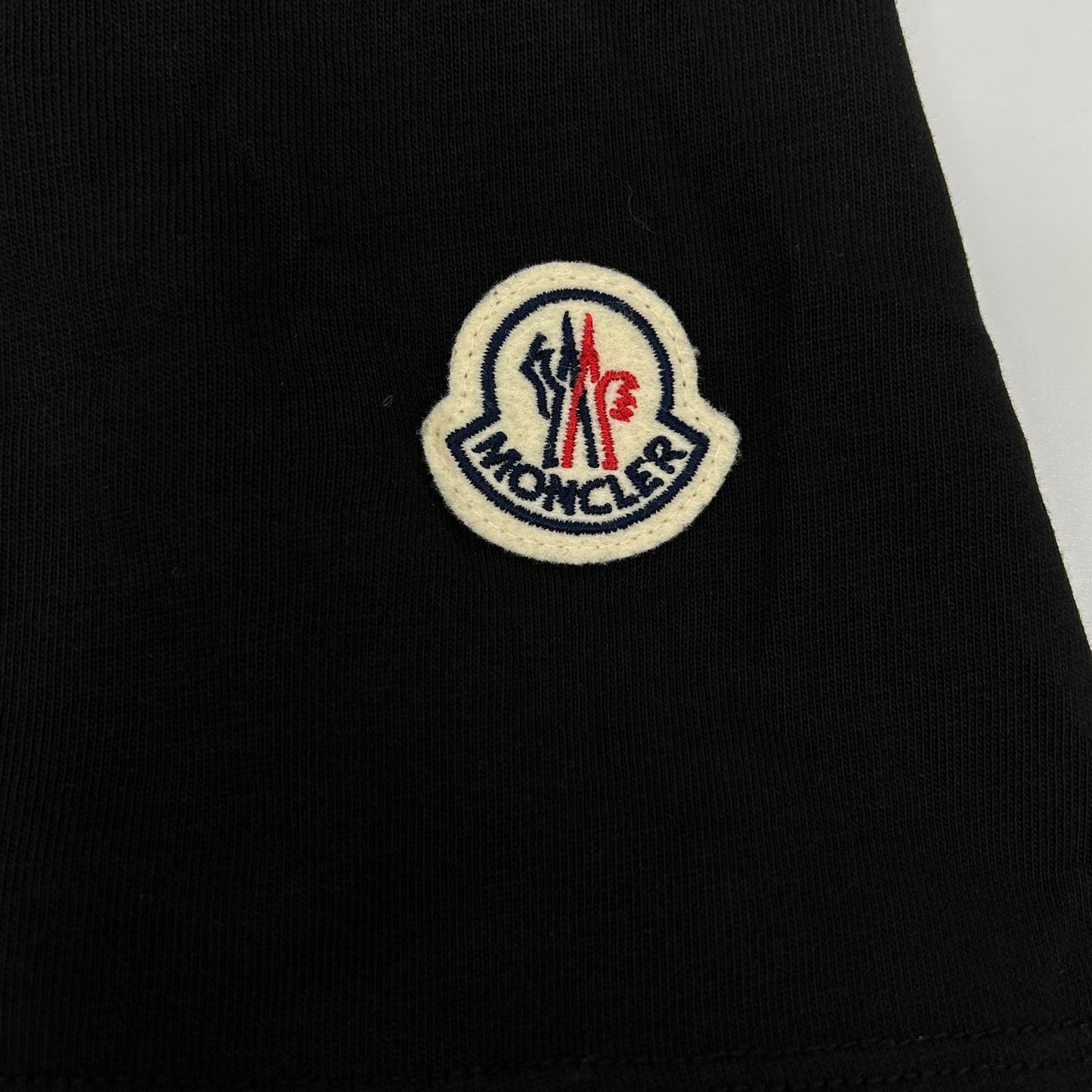 MONCLER 2021 Black Studded T-Shirt Size XS