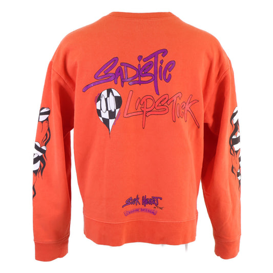 Chrome hearts MATTY BOY PPO SPARK THE Crewneck Orange Size M