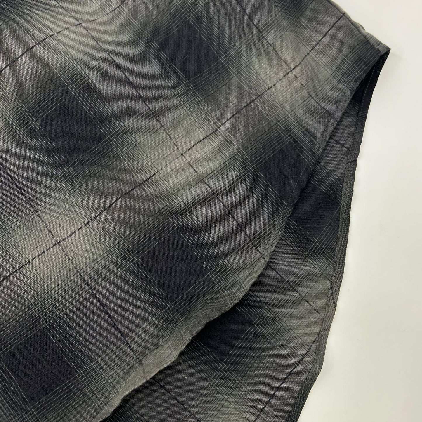 ssstein ST. Ombre Check Oversized Short Sleeve Shirt Size S
