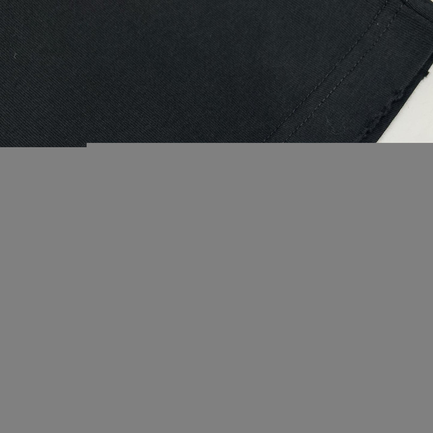 BALENCIAGA Black Dark Wave Cotton T-Shirt Size L