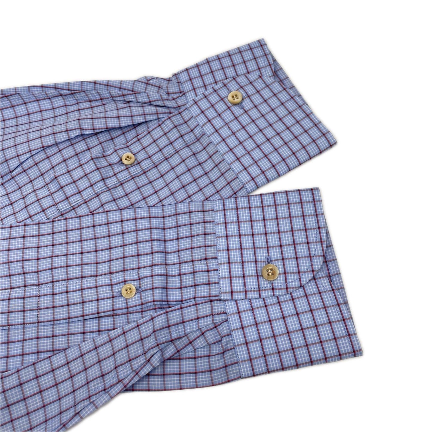 GUCCI Blue Check GG Marmont Long Sleeve Shirt Size 15