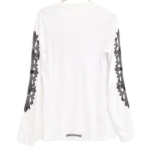 Chrome Hearts Horseshoe Thermal Long Sleeve T-Shirt White Size M