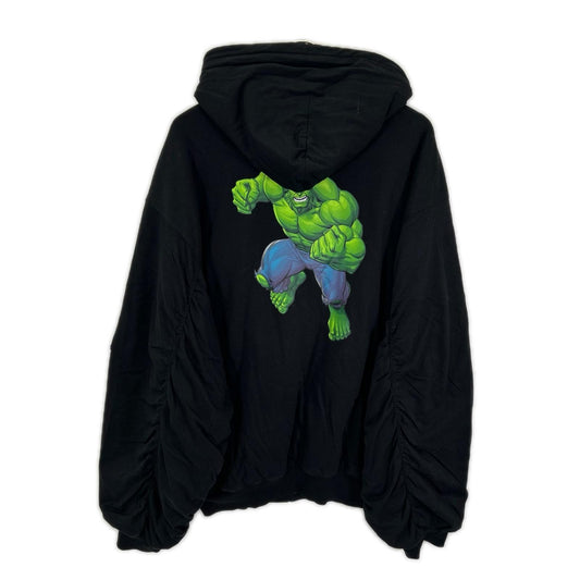 BALENCIAGA 2021 x Marvel Padded Bomber Jacket Black Size XXS