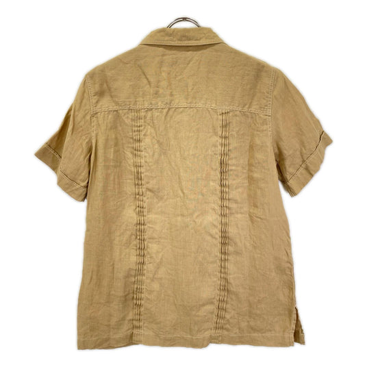 POLObyRalphLauren Beige Linen Safari Shirt Polo