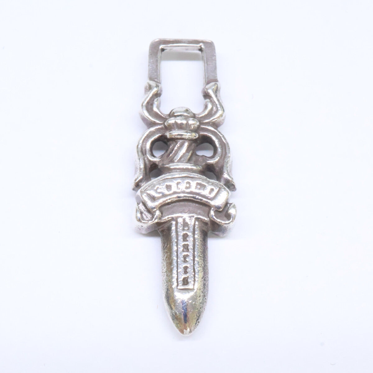 Chrome hearts 925 #5 Dagger Zip Charm Silver