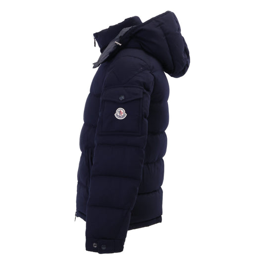 MONCLER MONTGENEVRE Wool Down Jacket Navy Size 0