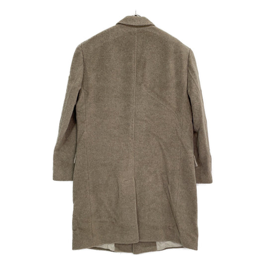 HUGOBOSS Wool Alpaca Chester Coat Beige Size 52