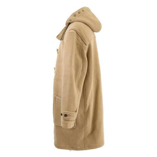 POLO RALPH LAUREN Double-Faced Wool Duffle Coat Beige Size L