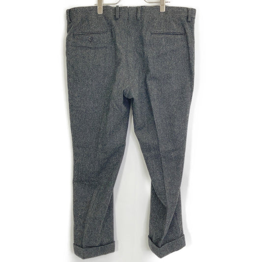 POLO RALPH LAUREN Dark Gray Wool Pants