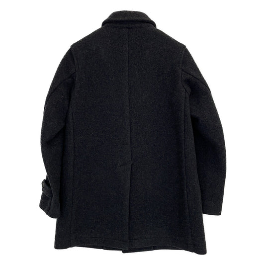 DANTON Gray Wool Mossa Single Coat Size 38