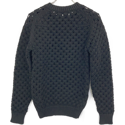 Dior HOMME Black Openwork Knit Sweater Size XS