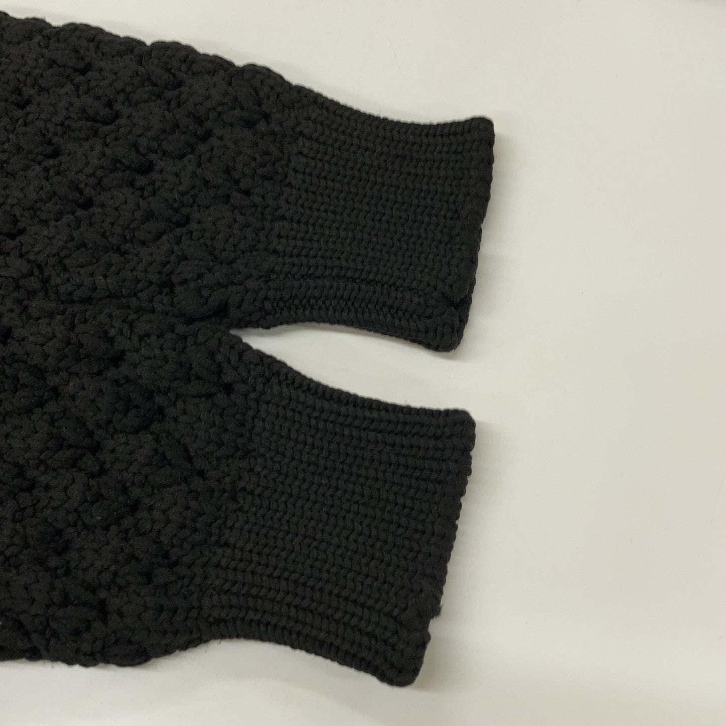 Dior HOMME Black Openwork Knit Sweater Size XS