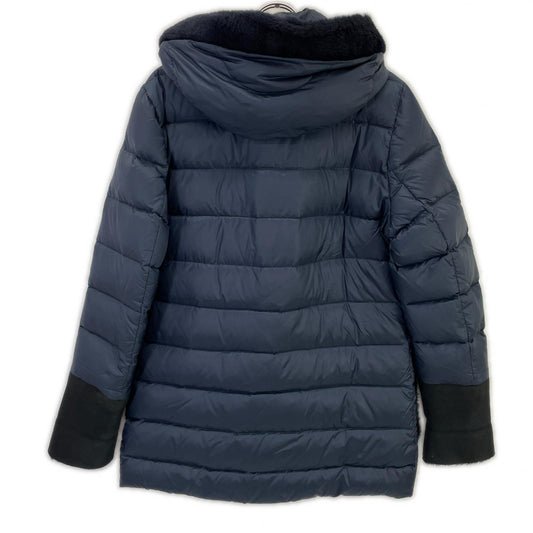 EMMETI Nylon Mouton Duffle Down Coat Navy Size 48