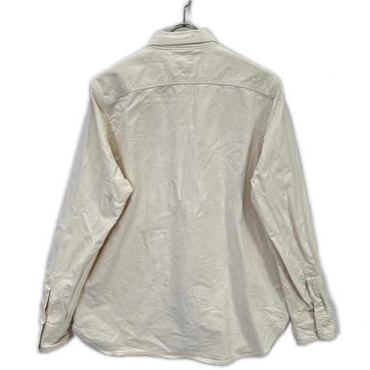 FOB FACTORY Off-White Cotton Work Shirt Size M