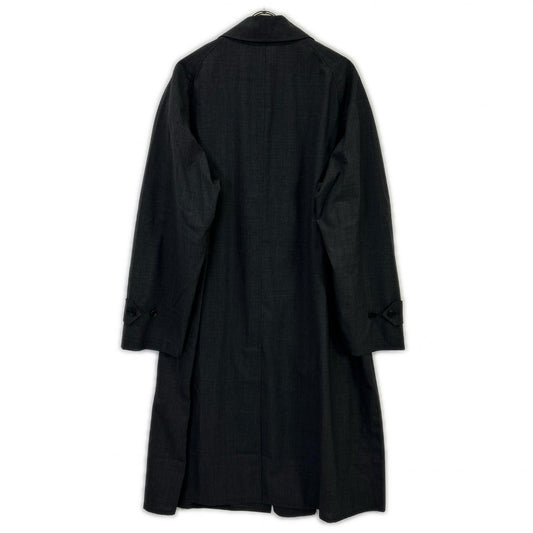 AURALEE Super Fine Tropical Wool Soutien Coat Gray Size 5