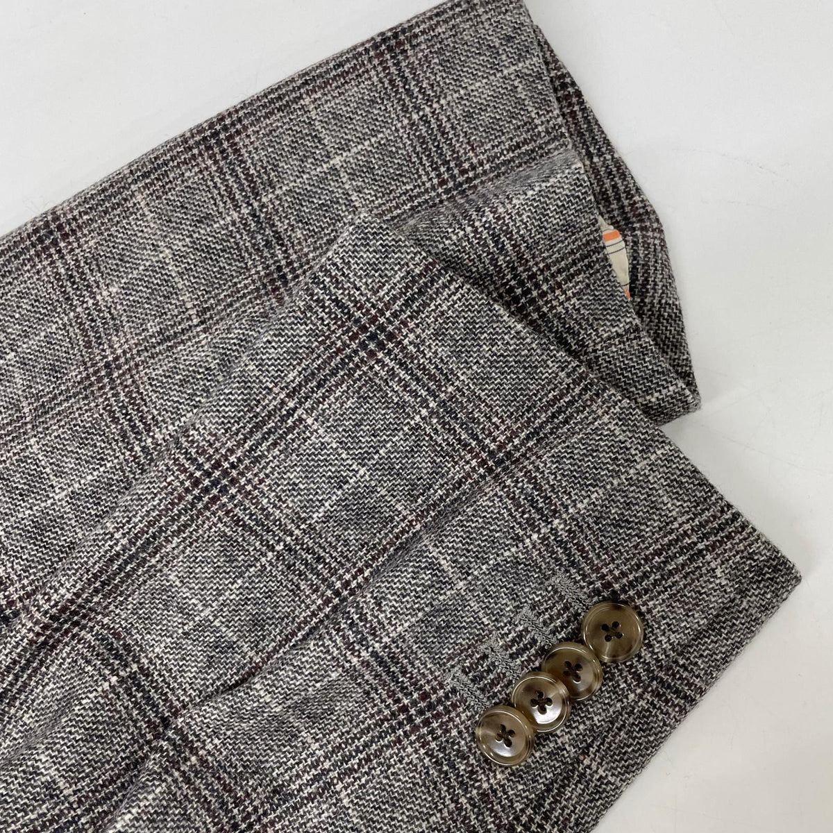 Sartoria Ypsilon Cashmere Blend Wool Jacket Brown Size PM