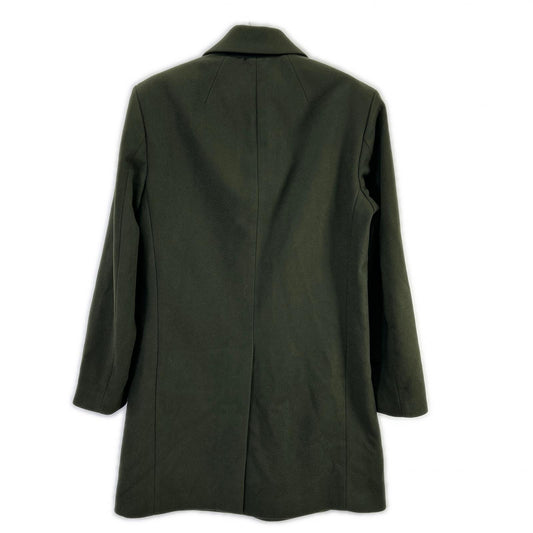 Theory SOFT MELTON BOWER Top Coat Wool Green Size S