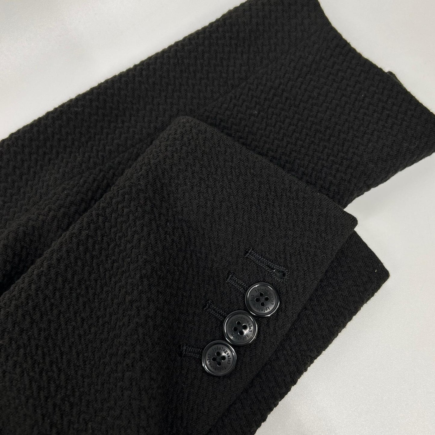 1piu1uguale3 Unstructured Jacket Black Size IV