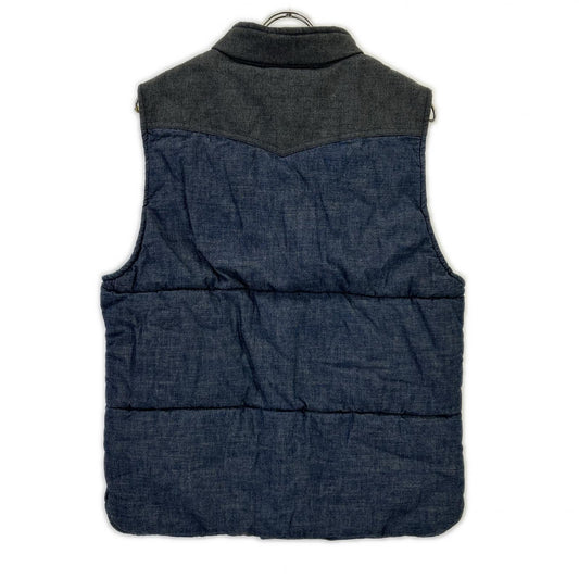 MOMOTARO JEANS Indigo Denim Insulated Vest Size 42