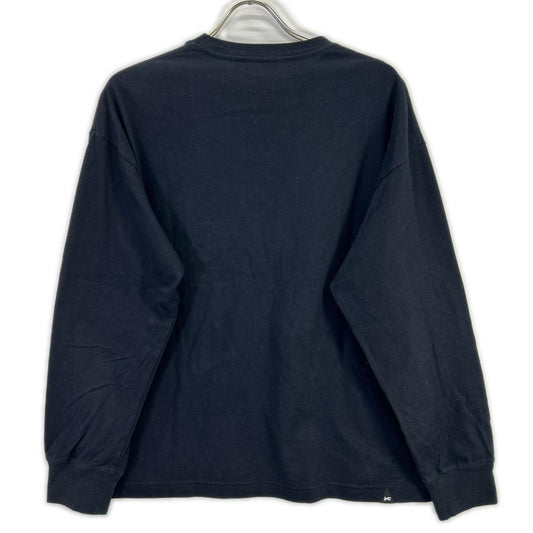 DENHAM Chain Long Sleeve Cut & Sew T-Shirt Black