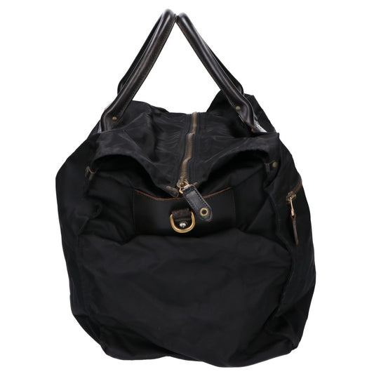 Felisi Nylon/Leather 2-Way Boston Bag Black Size ONE SIZE