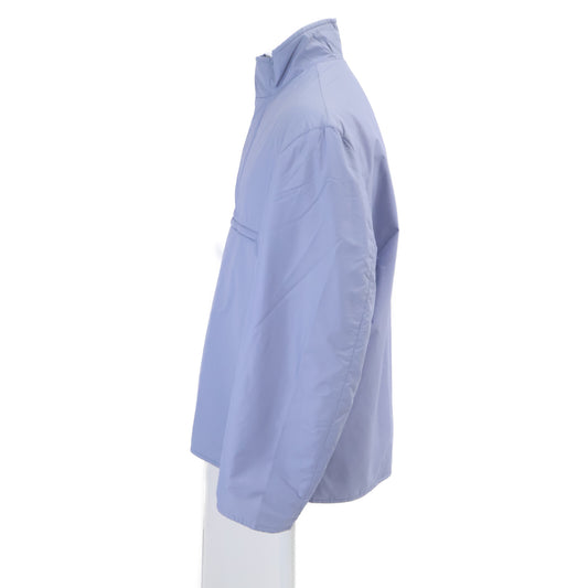 HERMES Nylon Half-Zip Pullover Anorak Blue Size 50