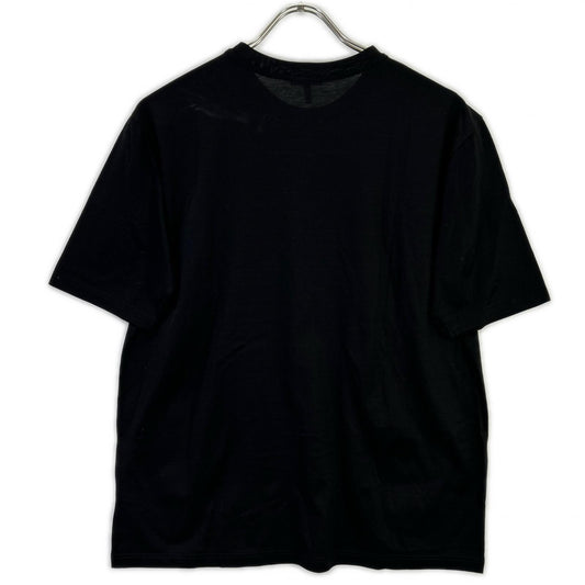 HERMES Black Margiela Era Cotton T-Shirt Size M