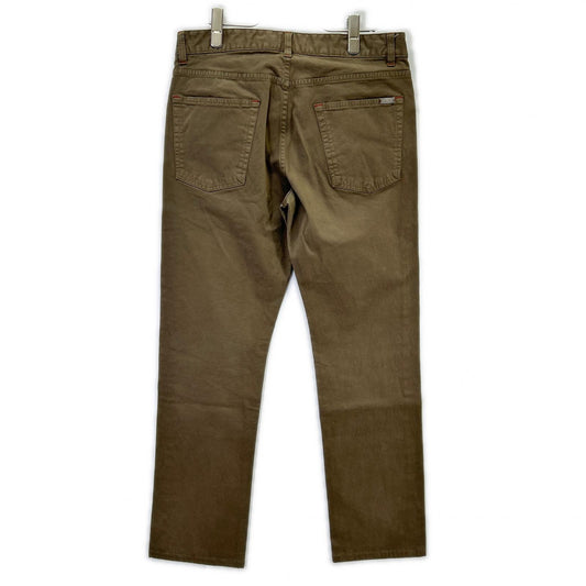 Loro Piana FAE0472 Khaki Cotton Blend Chinos Size 32