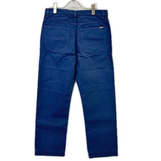 Loro Piana Navy Linen Cotton Pants Size 32