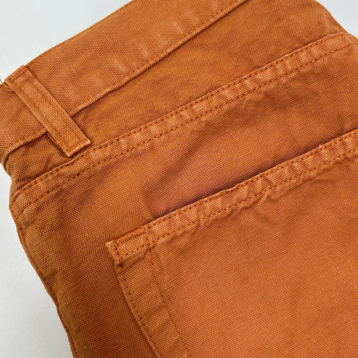 Loro Piana Orange Linen Cotton Pants Size 32