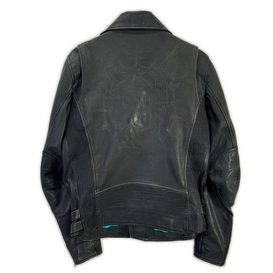 DIESEL Black Limited Edition Double Rider Jacket Size M