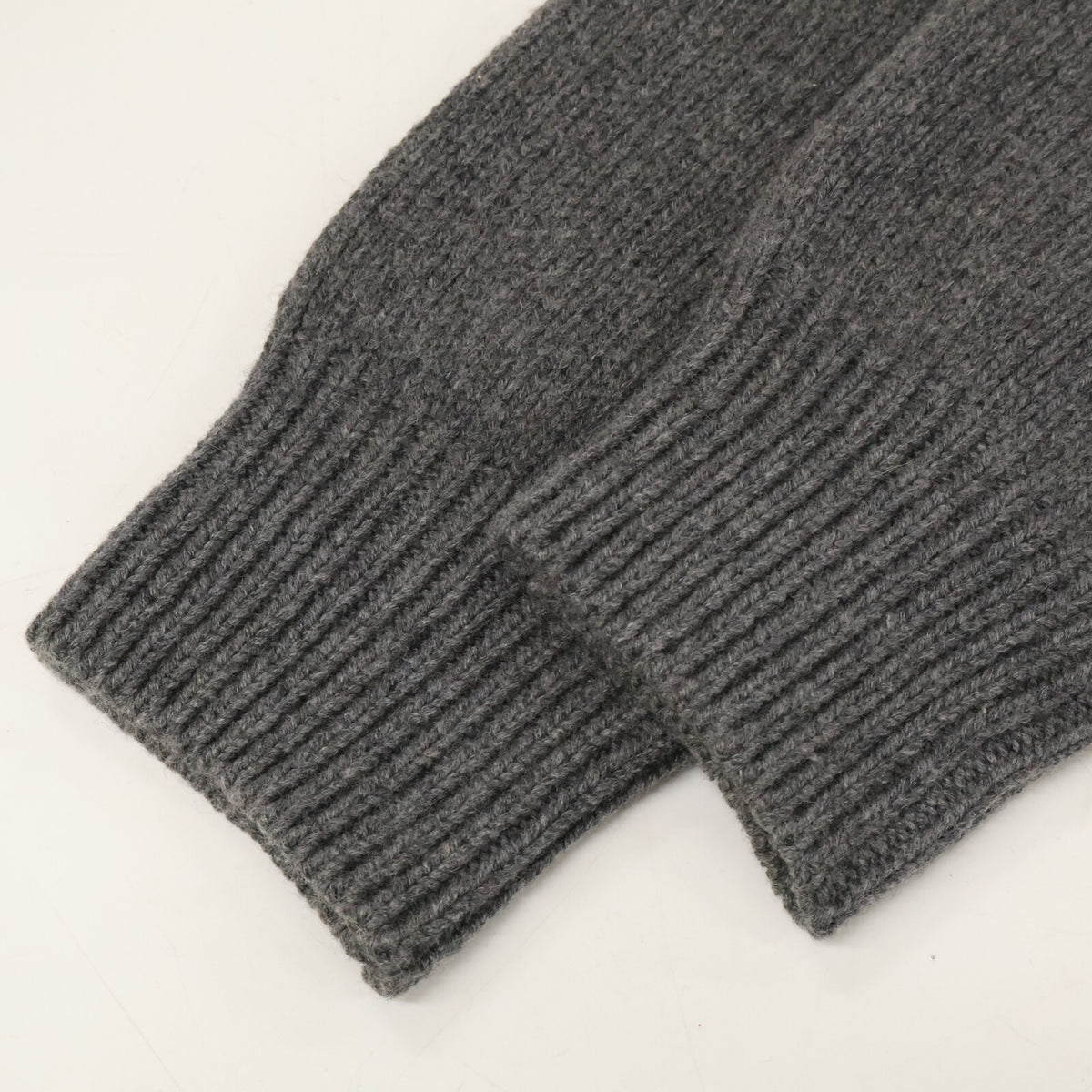 HERMES Navy Bi-Color Cashmere Cotton Sweater Size M