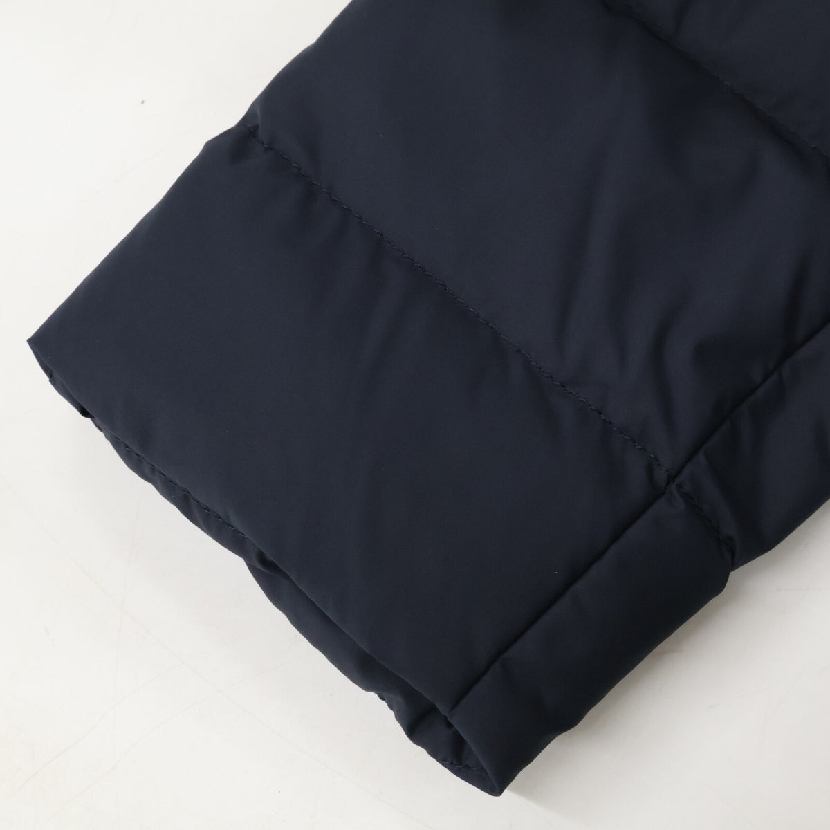 MONCLER Vern Layered Tailored Hooded Down Jacket Navy Size 3
