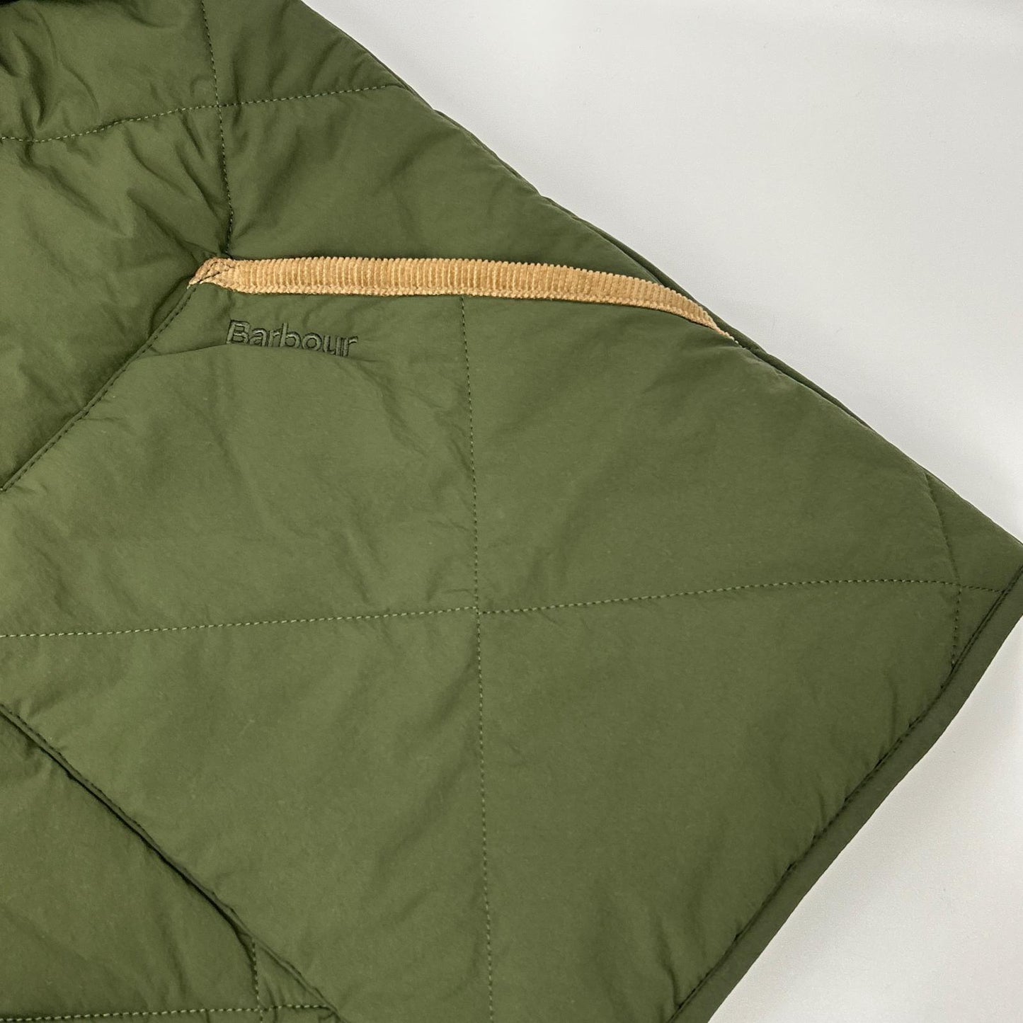 Barbour Modified Short Liddesdale Jacket Olive Size 38