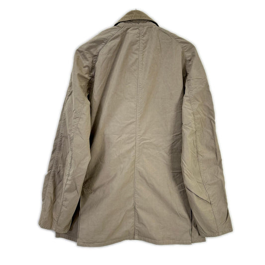 Barbour Ashby Casual Corduroy Collar Jacket Beige Size M