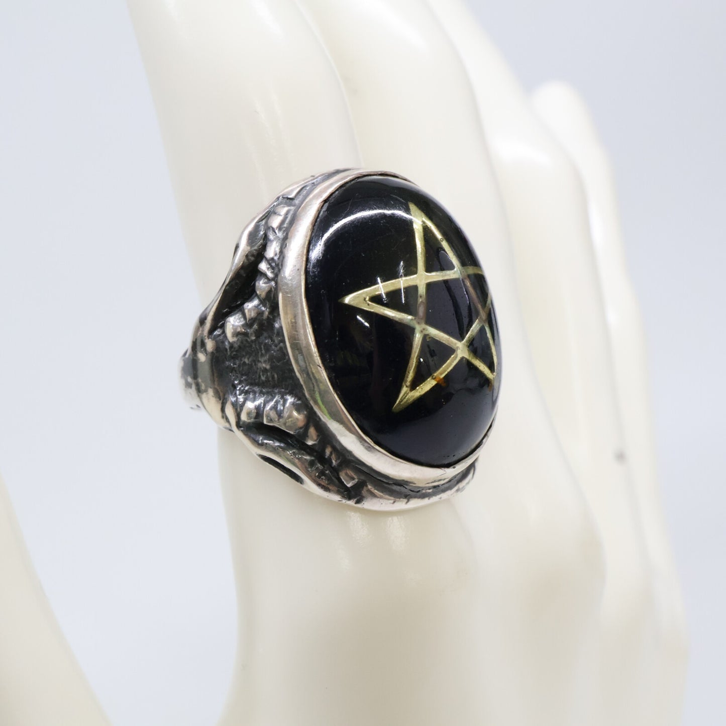 ALEX STREETER Angel Heart Silver Ring ONE SIZE Size ONE SIZE