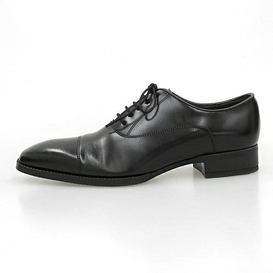 REGAL Black Leather Cap-Toe Oxford Sneakers Size 24.5