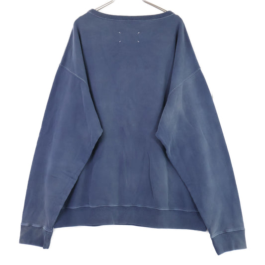 Maison Margiela 23 Logo Oversized Sweatshirt Blue Size L