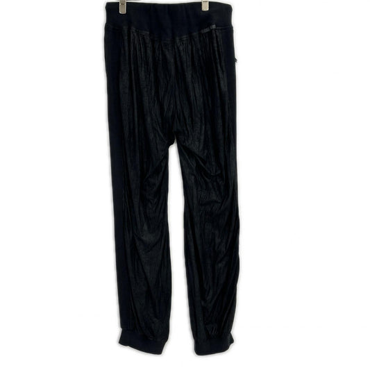 14th addiction Faux Leather Concho Fringe Pants Black Size 2