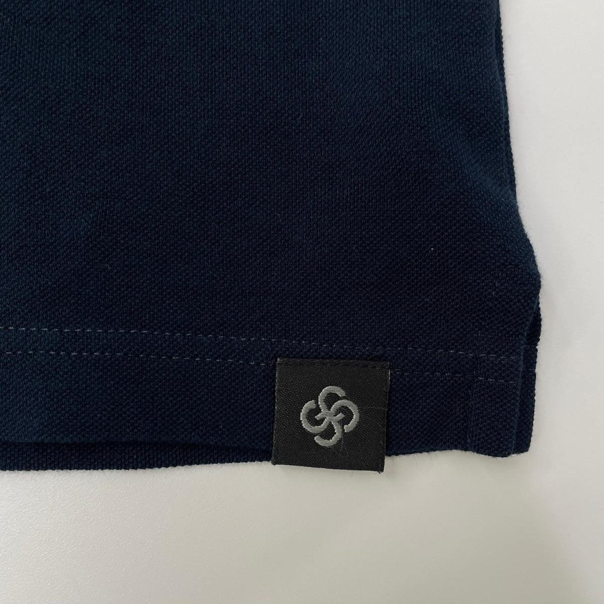GRAN SASSO Navy Cotton Pique Polo Size 48