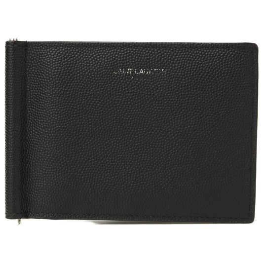 SAINT LAURENT PARIS Bill Clip Wallet Black Size ONE SIZE