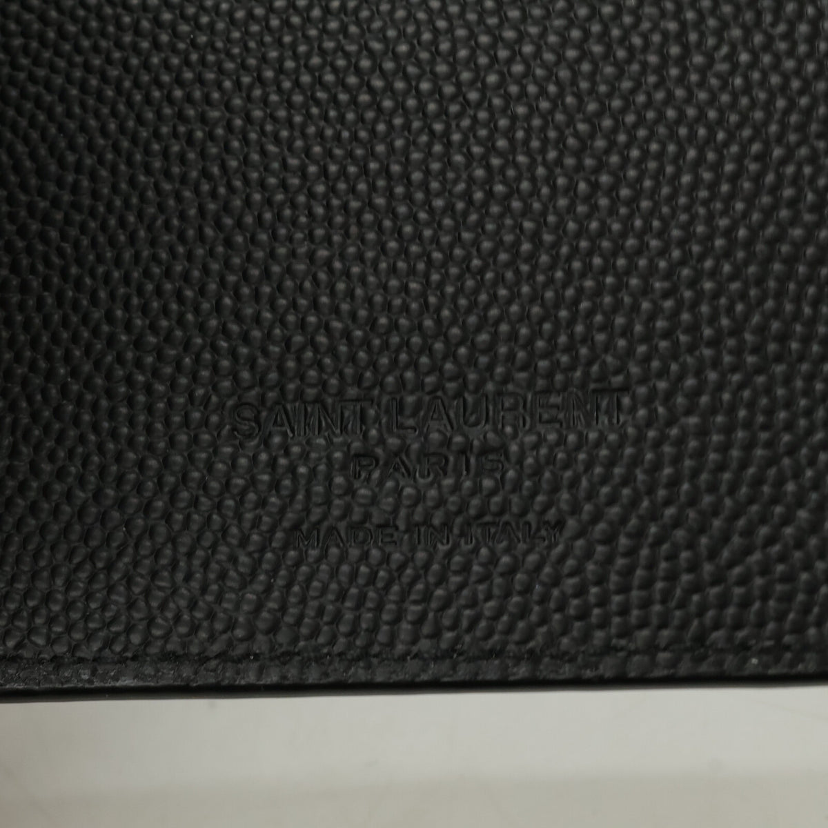 SAINT LAURENT PARIS Bill Clip Wallet Black