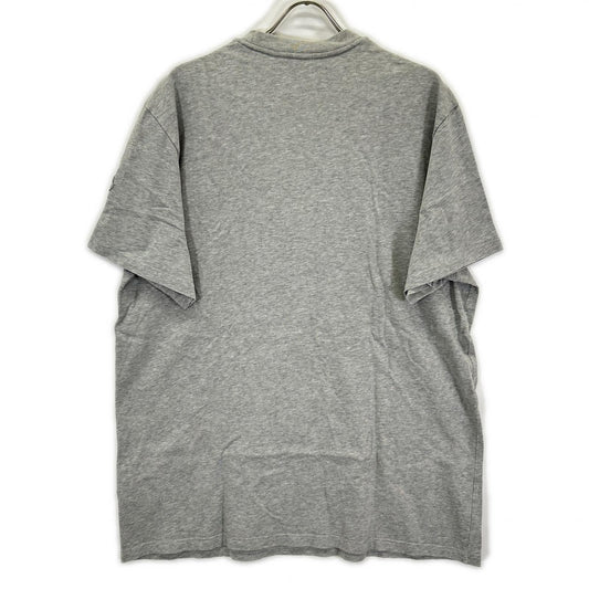 MONCLER 2023 Pixel Logo T-Shirt Gray Size XXL