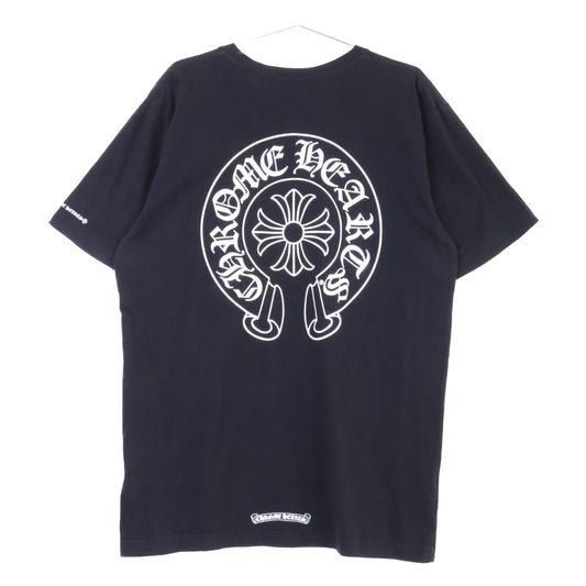 Chrome Hearts Horseshoe Print Pocket T-Shirt Black Size XL