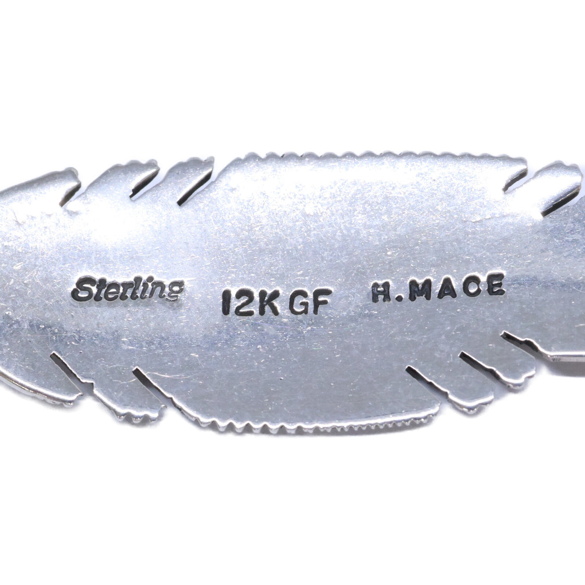 HARVEY MACE Sterling 12KGF Pendant Silver/Gold Size ONE SIZE