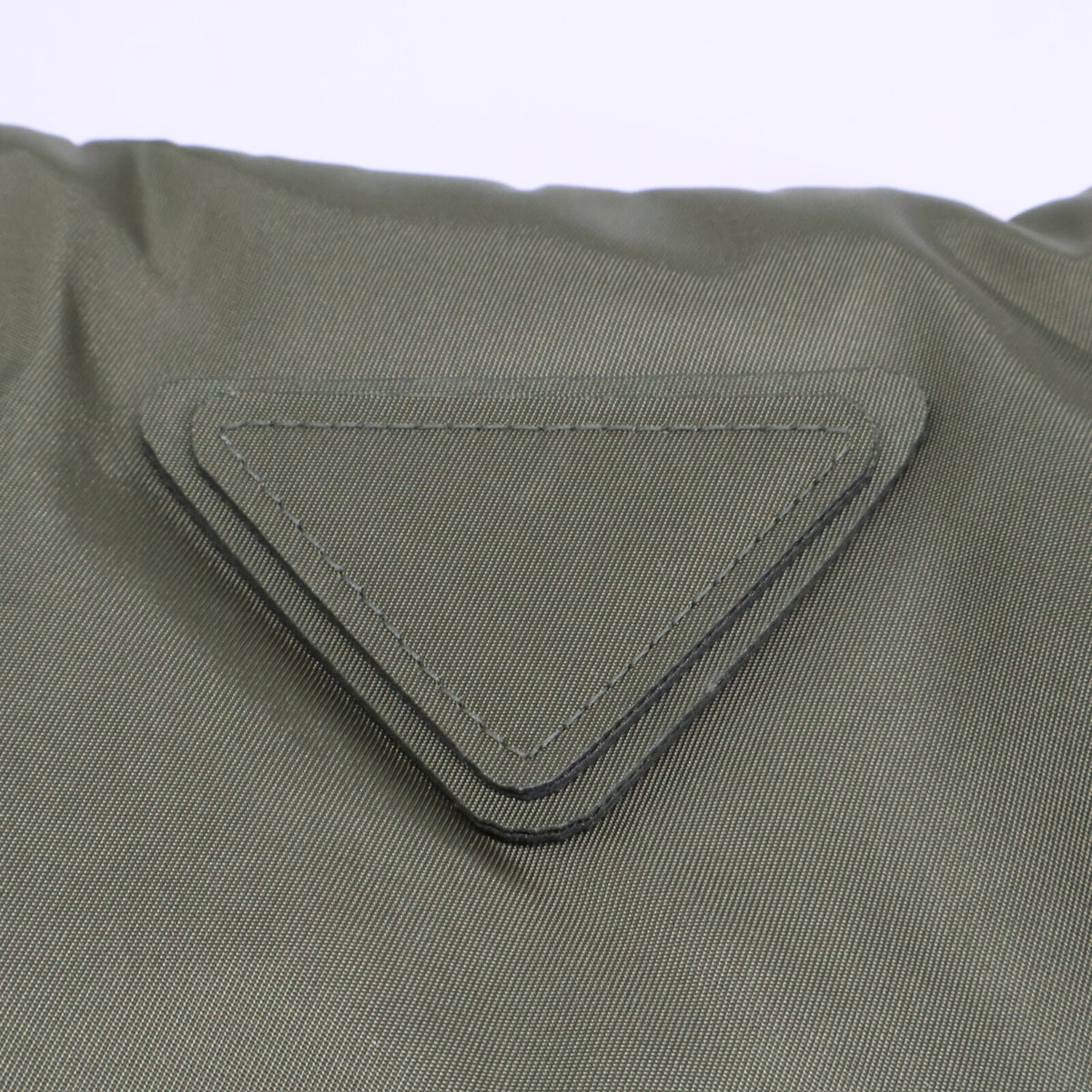 PRADA RE-NYLON SGC355 Bomber Khaki/Orange Size M
