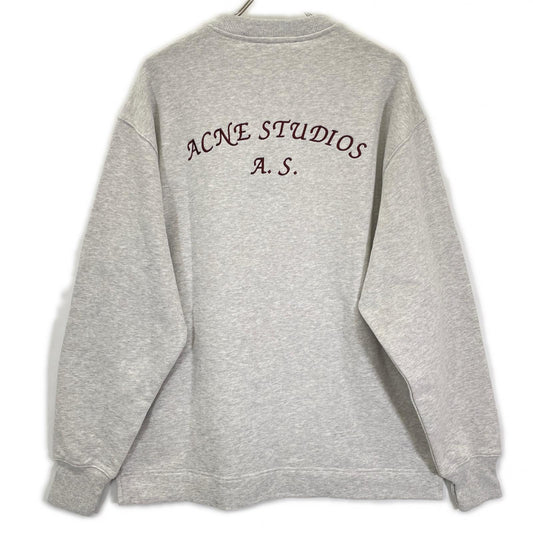 ACNE STUDIOS FN-MN-SWEA000404 Fleece Sweatshirt Gray Size XS