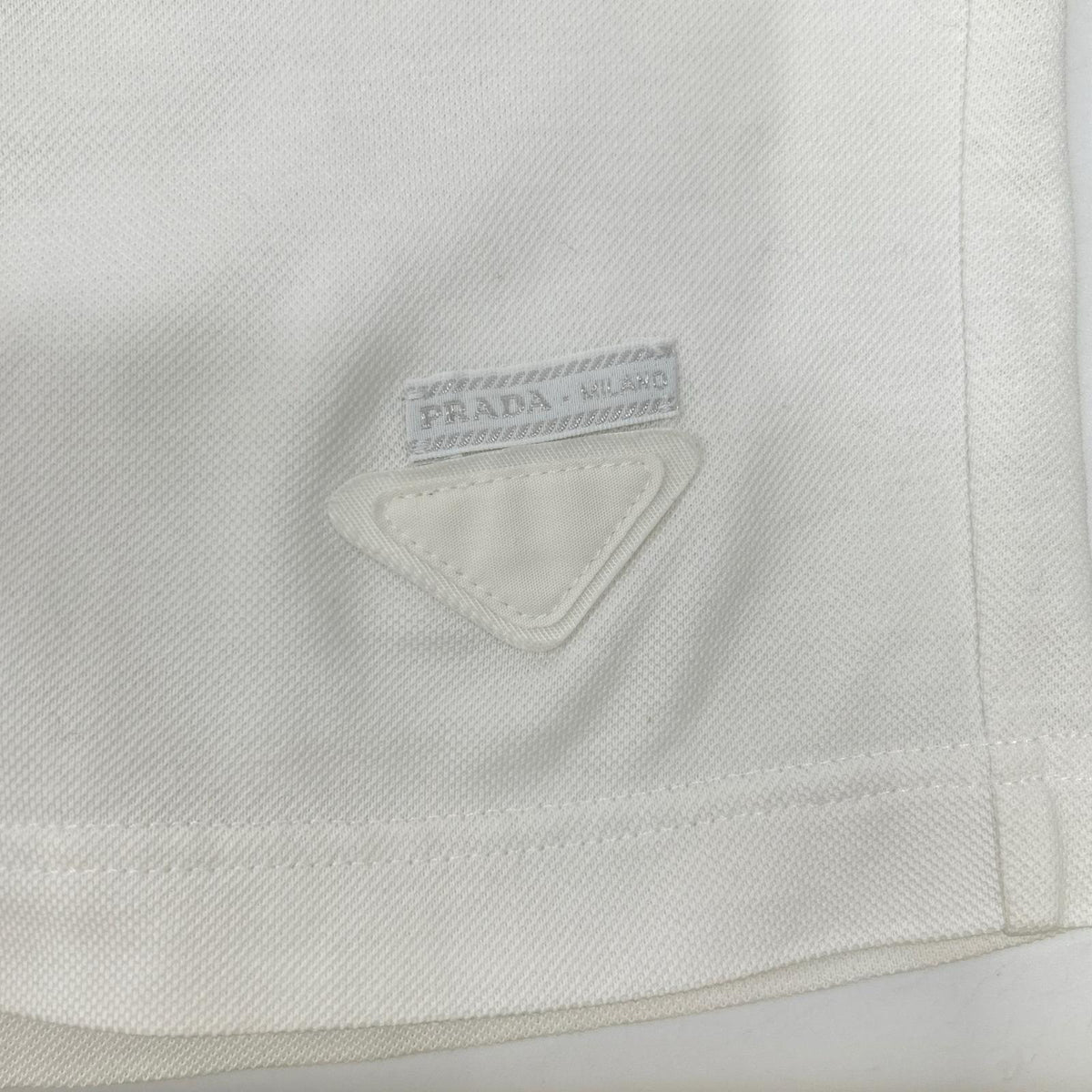 PRADA 23SS UJP220 Cotton Shorts White Size S