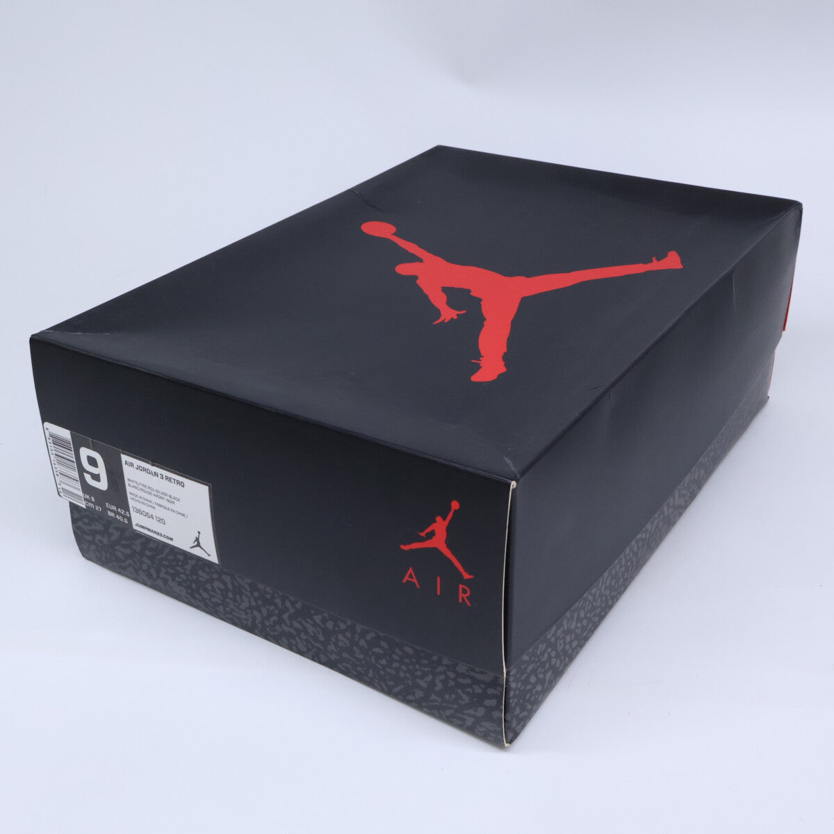 NIKE 136064-120 Air Jordan 3 Retro Sneakers Multi Size 27