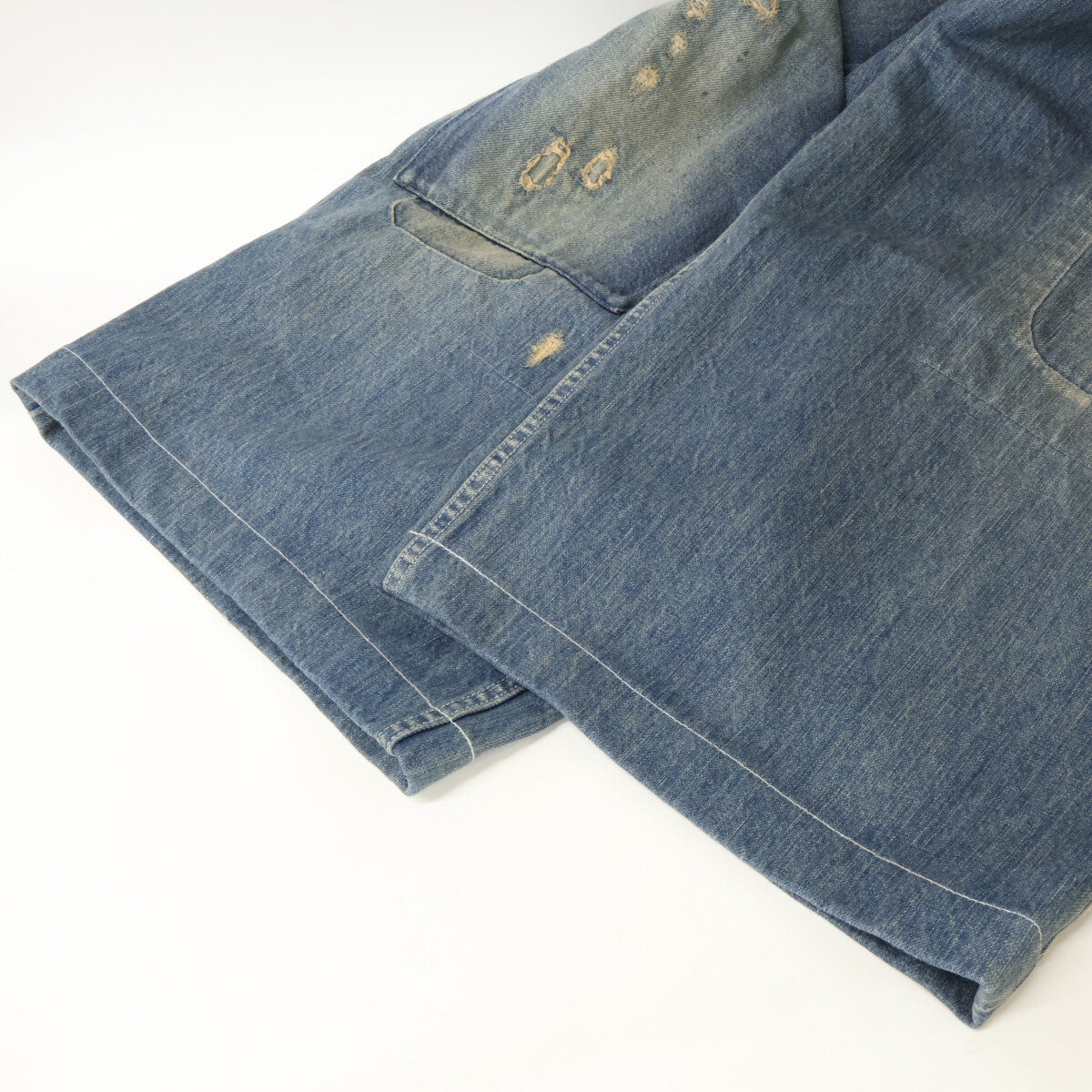 KAPITAL 14oz Denim Fatigue Baggy Jeans Blue Size 3